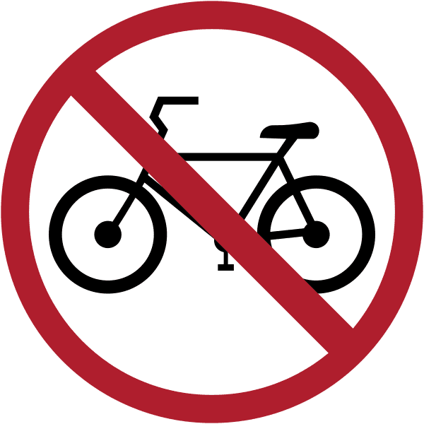 ป้ายห้ามรถจักรยาน