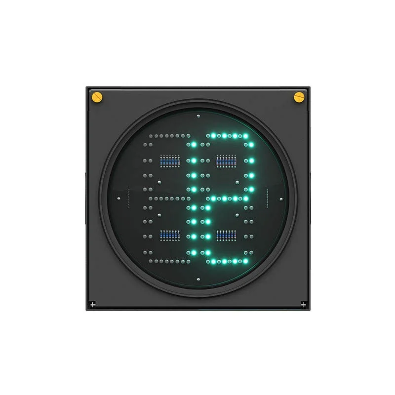 นาฬิกานับถอยหลังไฟจราจร แสดงผลตัวเลขสีเขียว LED Dpark