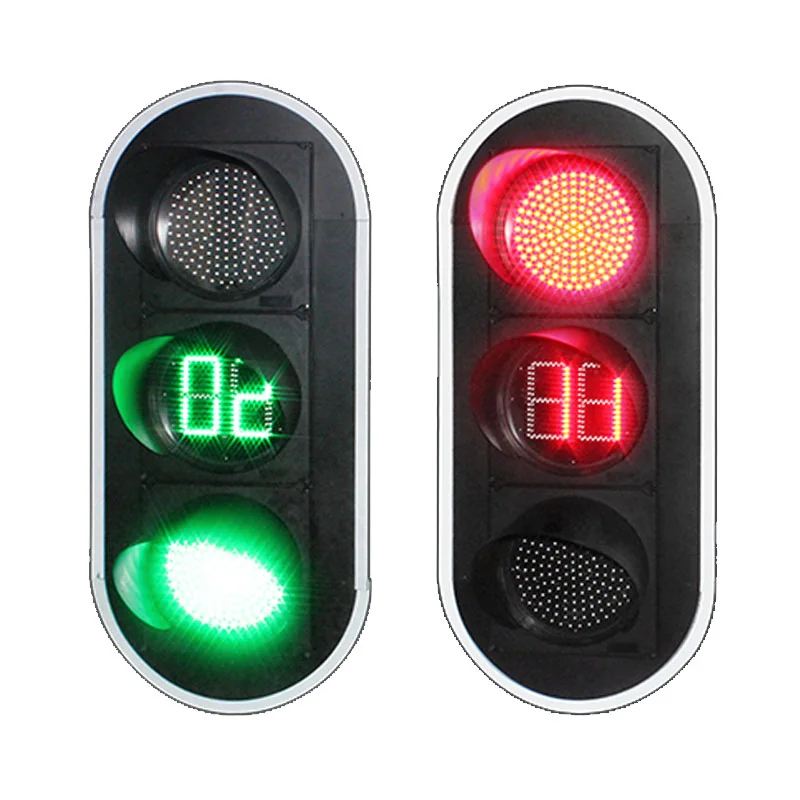 ไฟจราจร LED 300mm แดง-เหลือง-เขียว พร้อม Countdown Timer มาตรฐาน ทล.๒