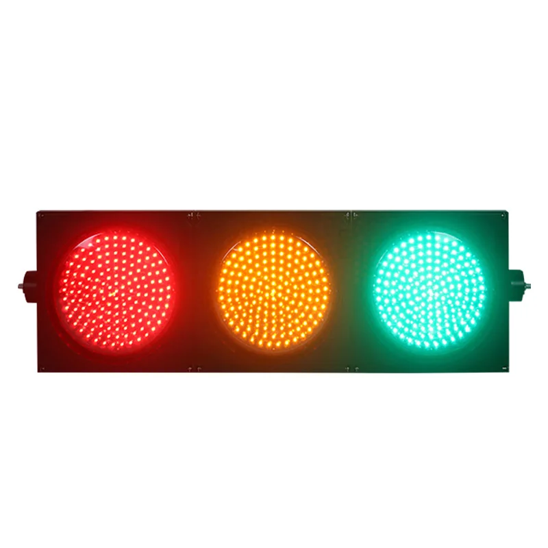ไฟจราจร LED 300mm 3 สี ติดตั้งแนวนอน IP65 Dpark