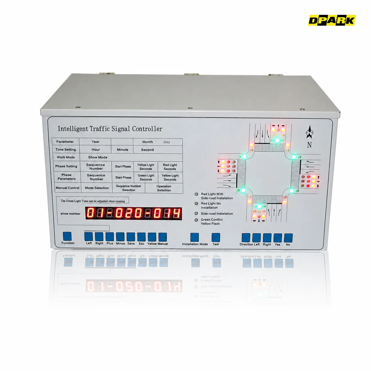 TLC03 ตู้ควบคุมไฟจราจร 11-Channel Programmable — Smart Traffic
